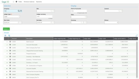 out-of-the-box consolidation in Sage Enterprise Management (Sage X3)