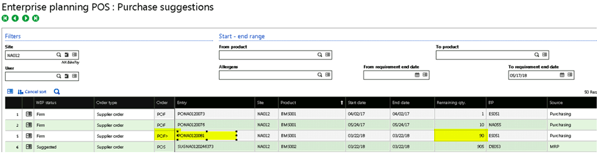 Enterprise Planning POS