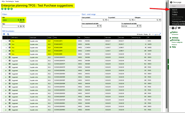 Enterprise Planning TPOS