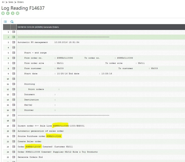 setting up intercompany transactions in Sage Enterprise Management (Sage X3)