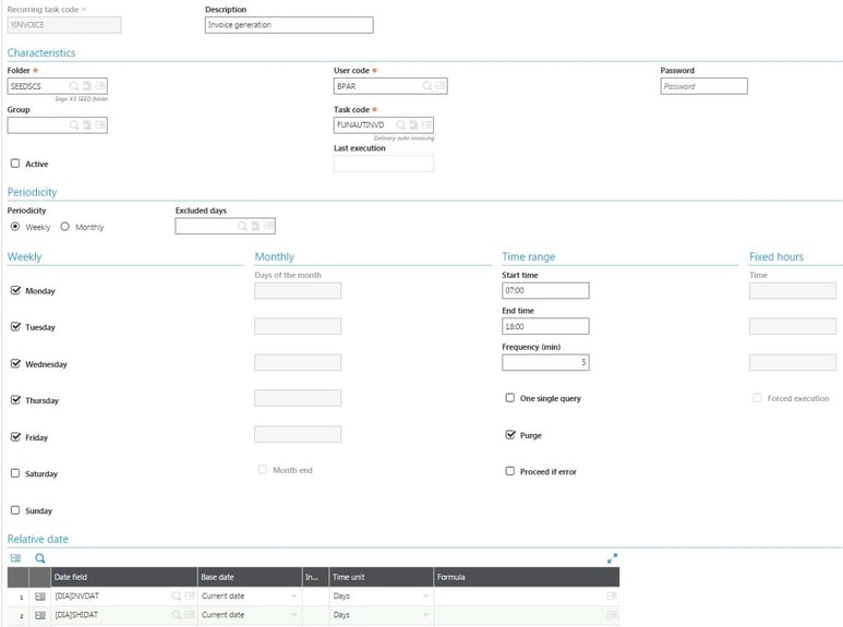 automating shipping in Sage Enterprise Management (Sage X3)