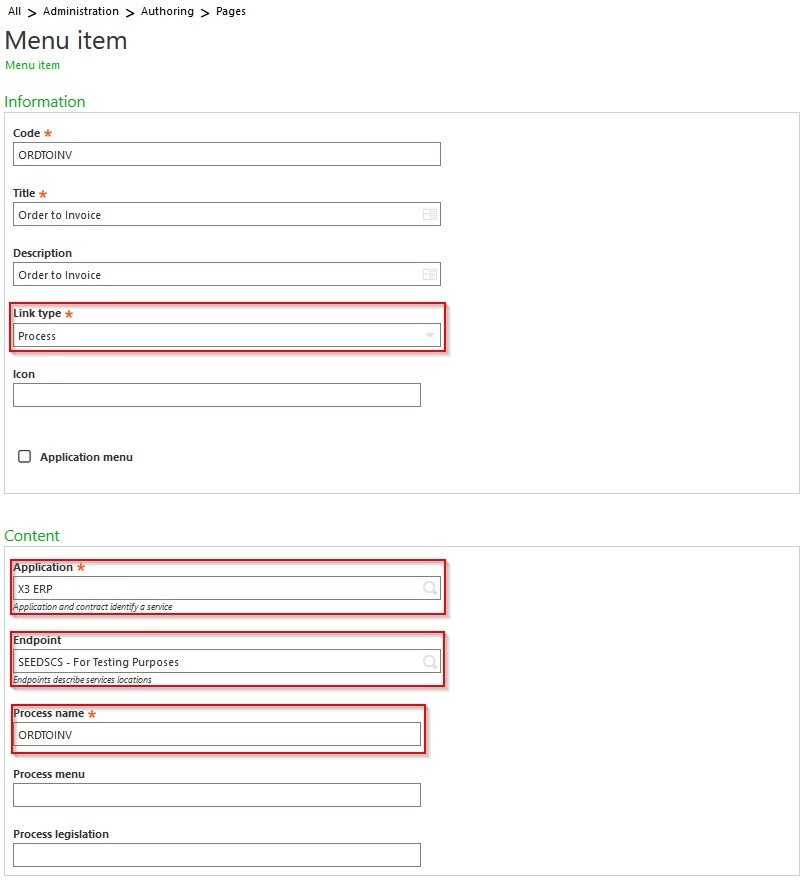 how to modify a process flow in Sage Enterprise Management (Sage X3)