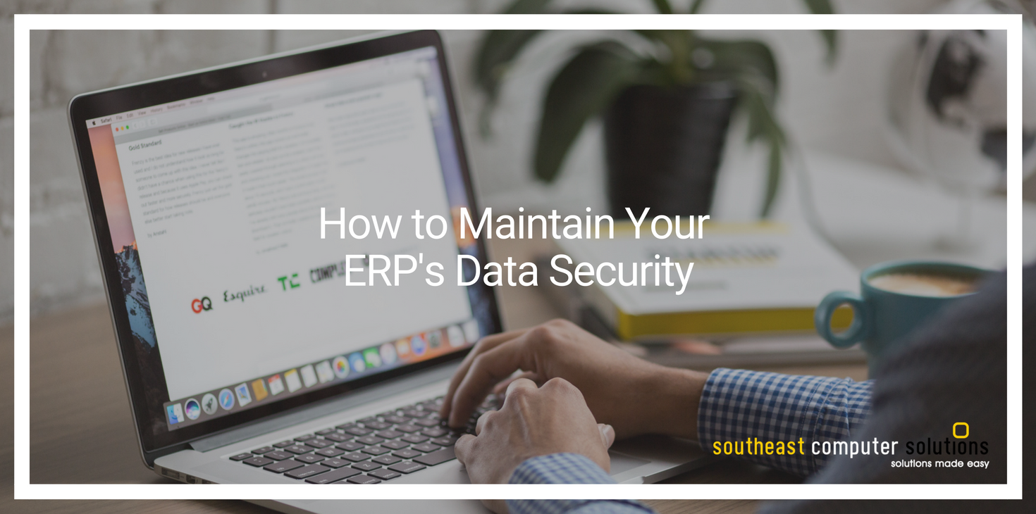 How to Maintain Your ERP's Data Security