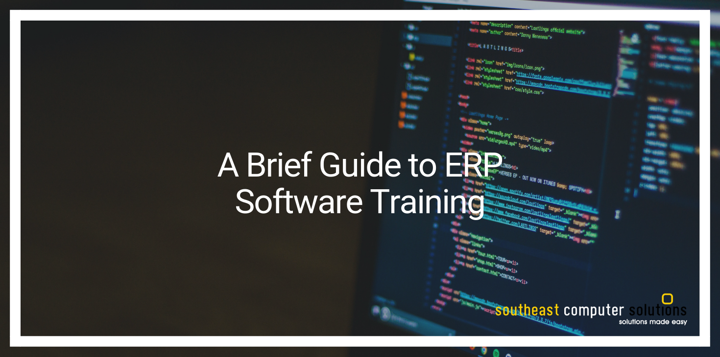 A Brief Guide to ERP Software Training