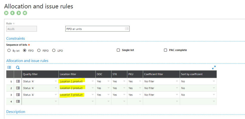How to Set Up Allocation Rules and Pick Sequence in Sage X3